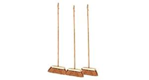 Palmera Indoor Fine Dust Sweeping Coir Broom for Erect Sweeping. Safe ...