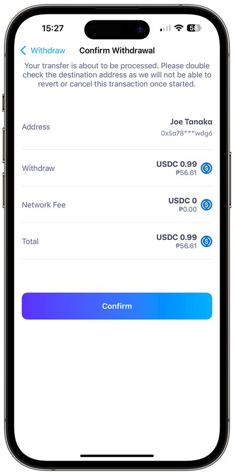 Digital Asset Withdrawal on the Telcoin App | Support Center