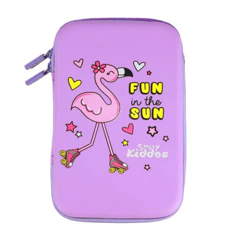 Smily kiddos Single Compartment Fun Flamingo Theme - Purple – Mike Bags