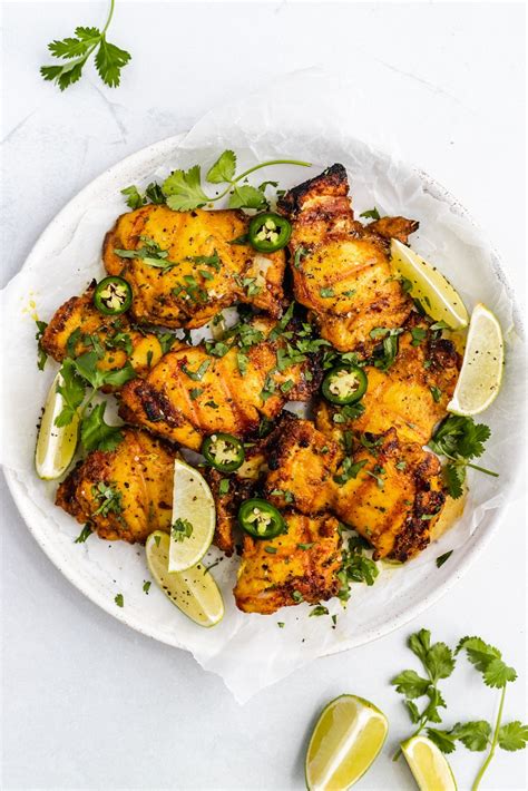 Sazon Grilled Chicken Thighs | Ambitious Kitchen