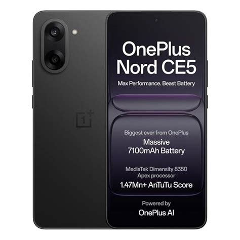 Buy OnePlus Nord CE5 256 GB, 8 GB RAM, Black Infinity, Mobile Phone at ...