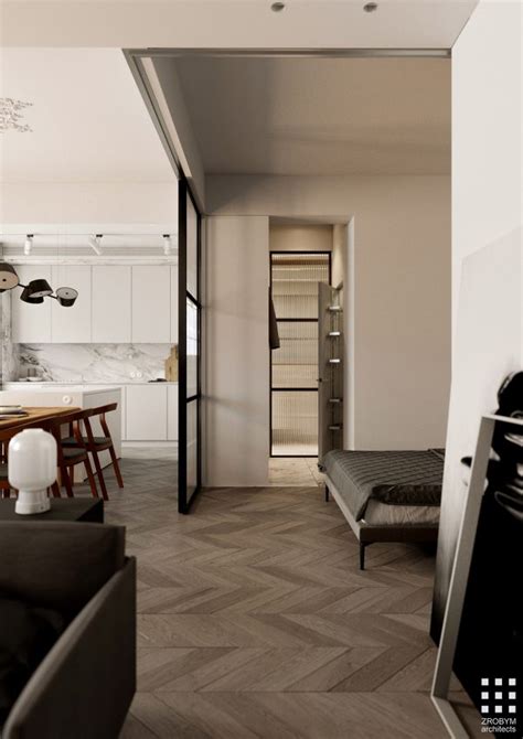 北欧极简风的65平米白色公寓设计 - 设计之家