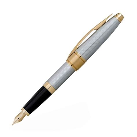 Cross Apogee Chrome Fountain Pen | Shop Online at Makoba | Cross