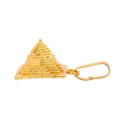 Religious Pendants - Brass Golden Sri Yantra Pendant Manufacturer from ...