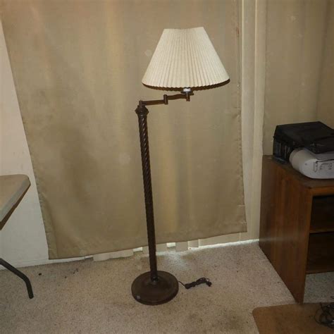 Lot # 72 - Metal Adjustable Arm Floor Lamp (3-Way Switch) - NorCal ...