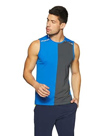 Buy Prowl by Tiger Shroff Men's Solid Slim Fit T-Shirt (2651302_Blue ...