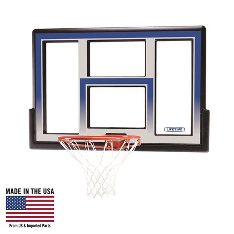 Lifetime New Basketball Backboard and Rim Combo (48-inch Polycarbonate ...