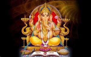 God Ganesh Ji Poster For Room With Gloss Lamination M84 Paper Print ...
