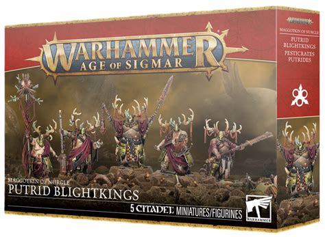 マゴットキン・オヴ・ナーグル：ピュートリッド・ブライトキング MAGGOTKIN OF NURGLE: PUTRID BLIGHTKINGS ...