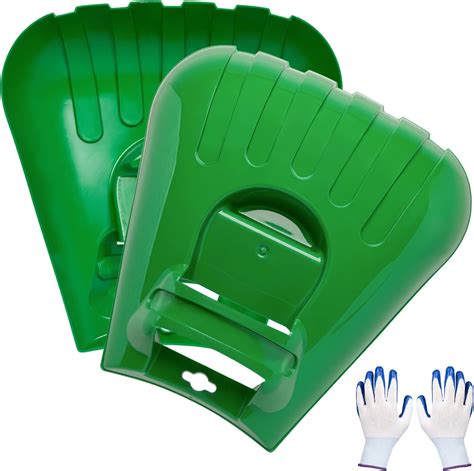 Amazon.com : ReLeaf Leaf Scoops: Ergonomic, Large Hand Held Rakes for Fast Leaf & Lawn Grass ...