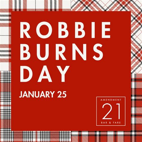 Robbie Burns Day Tickets, Amendment 21 at Hotel Leo , Bellingham, 25 ...