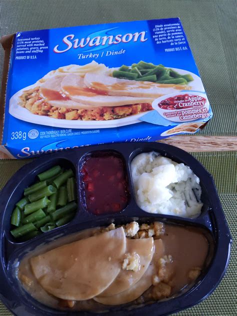 Swanson Turkey dinner. : r/frozendinners