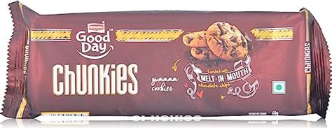 Britannia Good Day Cookies - Chunkies with Chocolate Chips, 60g Pouch ...