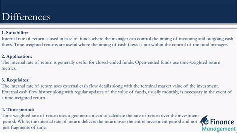 IRR & Time Weighted Return | PPT