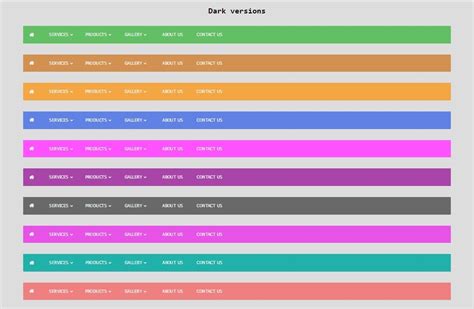 CSS Nav Menu 的图像结果