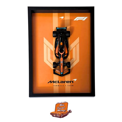 3D Car Frame – McLaren Formula 1 (1:18 Scale) – A3 Size – Mini Diecast