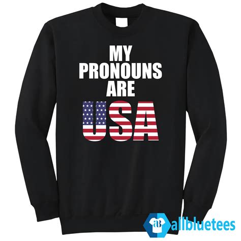 My Pronouns Are USA Shirt | Allbluetees.com