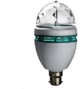 CPEX Disco Light Mini Party/Home/Diwali Lamp LED Crystal Rotating Bulb ...