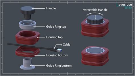 🔌 Advanced Cable Reel・ STL File for ・Cults