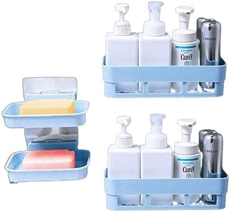 HOUSE OF VIPA Bathroom Shelf for Wall, Self-Adhesive Bathroom Organiser ...