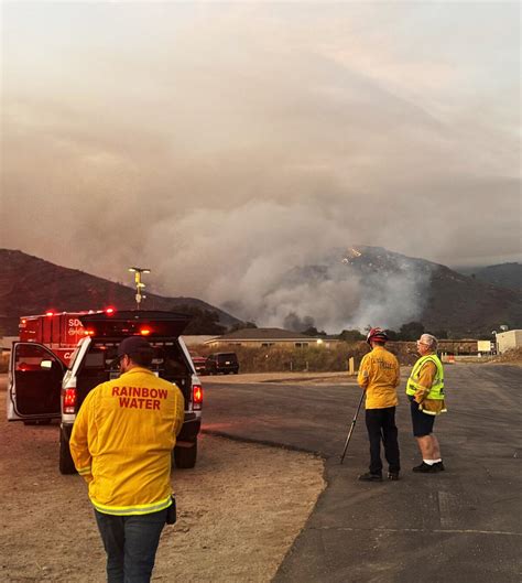 Crews battle fire burning in Pala, evacuations in San Diego County ...