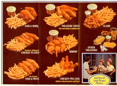Long John Silver Restaurant Menu: Captain Flint – LRYBJS