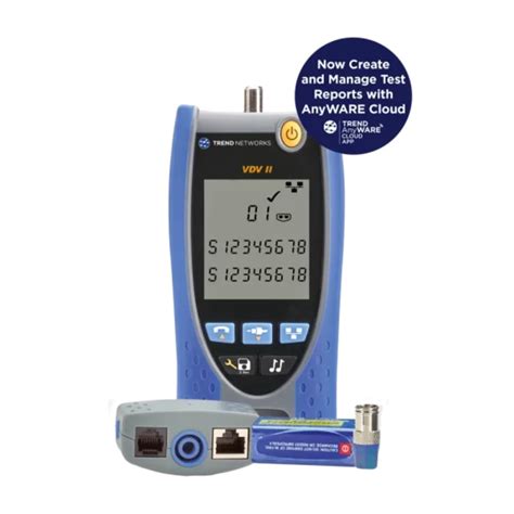 R158005 TREND Networks | TREND Networks VDV II Pro Cable Tester RJ45 ...