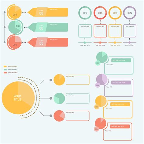 Diagram infographic pack 1408129 Vector Art at Vecteezy