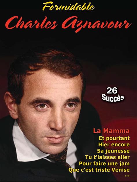 Chanson Formidable Aznavour Paroles 的图像结果