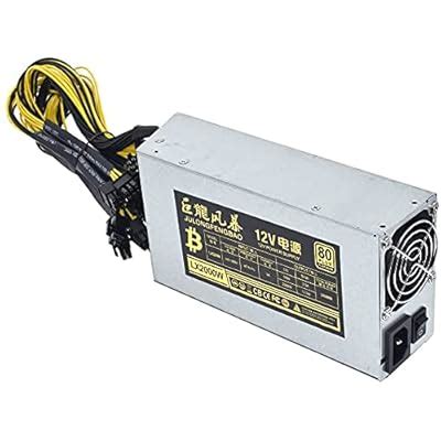 Buy 2000W Mining Power Supply, 8 GPU AC110-220V Input Mining Rig Power ...
