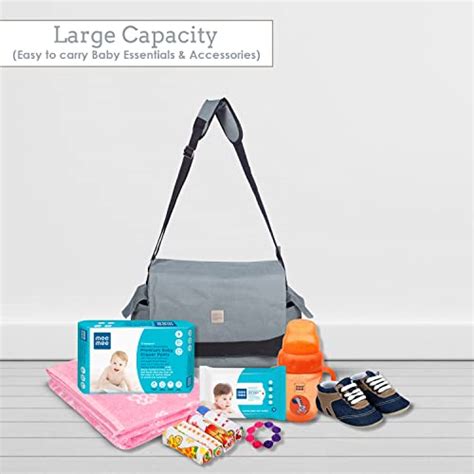 Mee Mee Multipurpose Diaper Bag (With Bottle Warmer & Changing Mat ...