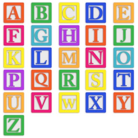 Image result for Free Printable Block Letters