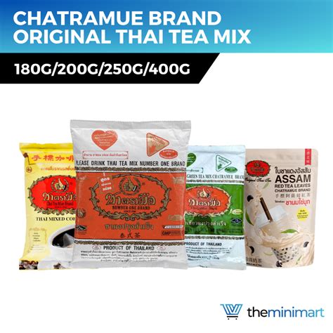 Cha Tra Mue Original 180g/200g/250g/400g - Thai Tea / Green Tea / Mix ...