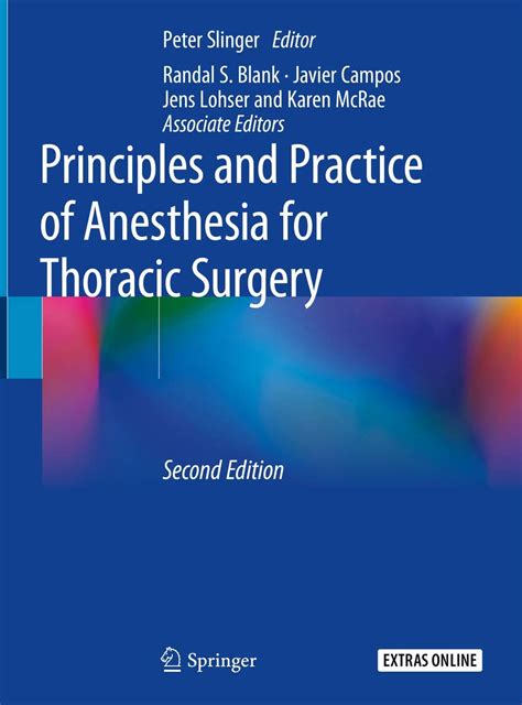 Buy Principles and Practice of Anesthesia for Thoracic Surgery Book ...
