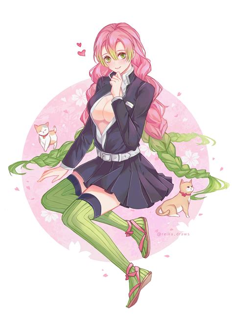 Kanroji Mitsuri by rei-kaa on DeviantArt