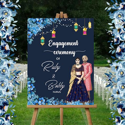 Buy Wedding Ceremony Theme Party Welcome Board | Party Supplies ...
