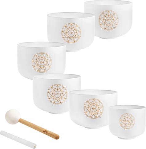Solfeggio Crystal Singing Bowl Set for Sale