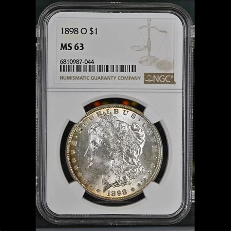 1898-O Morgan Silver Dollar NGC MS-63 - Miller's Mint