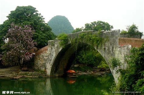 小桥流水摄影图__田园风光_自然景观_摄影图库_昵图网nipic.com