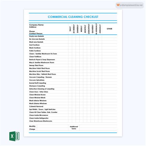 Cleaning Spreadsheet Templates