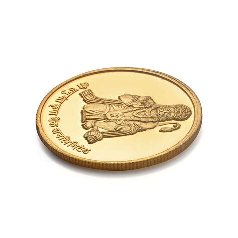 PrayEveryday - Hanuman Ji Gold Plated Coin (Set of 7 Coins) | Hanuman ...