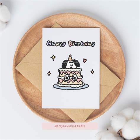 Buy Printable Dog Birthday Card, Dog Mom Birthday, Dog Lover Printables ...