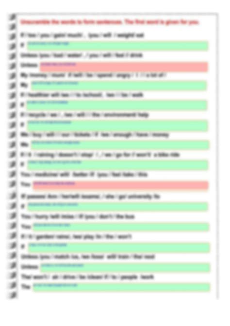 Image result for First Conditional Live Worksheet