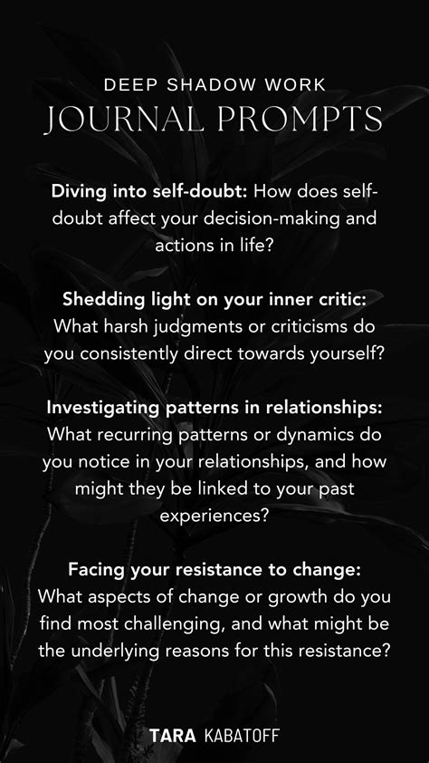 Image result for Deep Shadow Work Prompts