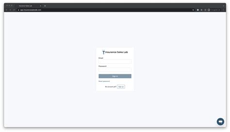 “I can’t sign in to my account.” – Insurance Sales Lab