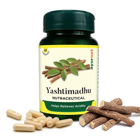 Buy Ayurnet Yashtimadhu - 60 Capsules | Helps to Relieve Acididty ...