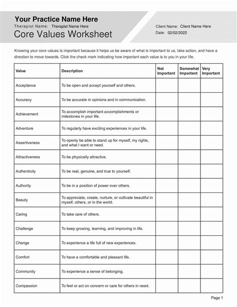Image result for Core Values PDF