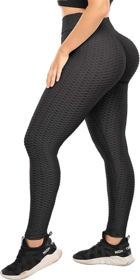 SHAPEVIVA Women's High-Waisted Bubble Butt Leggings with India | Ubuy