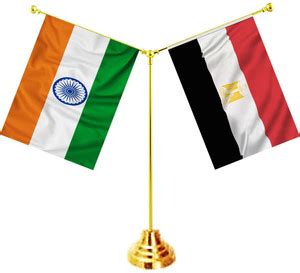 UNIQ Y shape Stand - India - Egypt Rectangle Table Miniature Flag Price ...