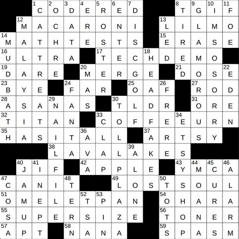 Arctic Bird Crossword